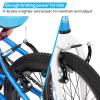 HH HILAND 20 Inch Kids Mountain Bike for Boys, Girls Age 5-12 Year Old, Single Speed Kids Bicycles with V Brake and Kickstand Blue view 4