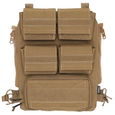 IDOGEAR Tactical Pouches Zip-on Panel for Vest JPC 2.0 CPC (Coyote Brown)