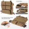 IDOGEAR Tactical Pouches Zip-on Panel for Vest JPC 2.0 CPC (Coyote Brown) view 3