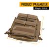 IDOGEAR Tactical Pouches Zip-on Panel for Vest JPC 2.0 CPC (Coyote Brown) view 4