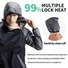 BVVU Sauna Suit for Men Zipper Sweat Sauna Jacket Gym Workout Sweat Suits with Hood Training Bodyshaper view 4