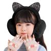 IPENNY Kids Winter Warm Soft Plush Earmuffs Girls Cute Cartoon Ear Warmer for Outdoor view 3