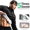 BVVU Sauna Suit for Men Zipper Sweat Sauna Jacket Gym Workout Sweat Suits with Hood Training Bodyshaper view 3