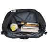 KAUKKO Drawstring Sports Backpack Gym Yoga Bag Shoulder Rucksack for Men and Women (3-BLACK) view 3