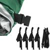 DTLEO Heavy Duty Trailerable Waterproof Boat Cover 210D Oxford UV Resistant Fits V-Hull, TRI-Hull, Pro-Style, Fishing Boat, Bass Boat, Runabout,20to22ft view 4