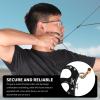 SPG Thumb Release for Compound Bow - Aluminum Alloy Bow Release Trigger with D Loop Rope Anti-Slip Frosted Texture Archery Release Aid (Black) view 3