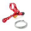 MUQZI Dropper Post Lever, Bike Seatpost Dropper Remote Lever Shifter Adjustable Control Remote for 22.2mm Mountain Bike and Road Bicycle Handlebars, Red view 2