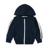 Yartina Toddler Baby Boys Hoodie Coat Long Sleeve Full Zip Tops with Pockets Kids Sportswear School Uniform Navy Blue 4-5 Years view 1