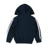 Yartina Toddler Baby Boys Hoodie Coat Long Sleeve Full Zip Tops with Pockets Kids Sportswear School Uniform Navy Blue 4-5 Years view 2
