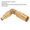 EVTSCAN Propane Refill Adapter 9/16 to 1/4 Compact Connection Good Sealing Corrosion Resistance Gas Adapter view 2
