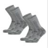 DANISH ENDURANCE Premium Hiking Socks, Merino Wool, Thermal, Winter, Men & Women 2 Pack, Light Grey, Medium view 1