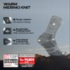 DANISH ENDURANCE Premium Hiking Socks, Merino Wool, Thermal, Winter, Men & Women 2 Pack, Light Grey, Medium view 2