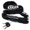 KRASER KR620 Bike Chain Lock, Heavy Duty 6mm/0.23in Steel Links, Security Lock, Rotating Cover, Lightweight, Anti Theft for Bicycle, Motorcycle Electric Scooter, Ebike, Containers, Gates, 120cm/3.9ft view 1