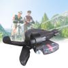 ZTGD Thumb Shifter SL-M310 Derailleurs Aluminum Alloy Cycling 3x8 Speed Trigger Shifter for MTB Bike 3 Speed Left or 8 Speed Right 8 Speed Right view 4
