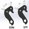 Pilo D246 Derailleur Hanger for KHS, Focus, Marin, Muddy Fox, Ridgeback, Titus, Motiv, Jamis view 2
