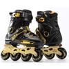 Inline Skates Adult Roller Skates Sports Roller Blades for Outdoor & Indoor, Professional Inline Skates for Women Men Teens Unisex (Women10.5/Men9,Gold) view 3