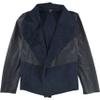 Alfani Womens 3-Tone Jacket, Blue, Small