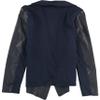 Alfani Womens 3-Tone Jacket, Blue, Small view 2