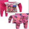 AMERICAN MARKETING ENTERPRISES Girls LOL Surprise Oh So Fierce 4 Piece Cotton Pajama Set (6) Pink view 1