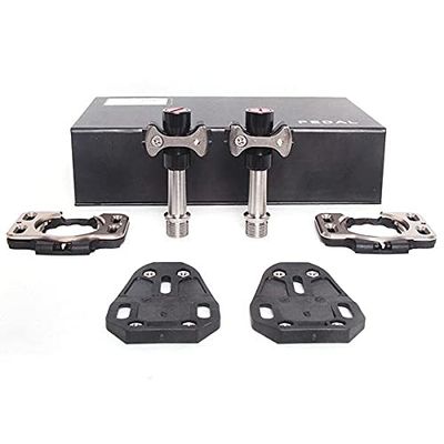 Titanium Alloy Bicycle Pedal Titanium Super Light Binding Pedal (Black)