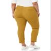 Amazon Essentials Women's Slim-Fit Bi-Stretch Side Zip Ankle Pant, Dark Camel, 2 view 2