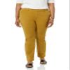 Amazon Essentials Women's Bi-Stretch Full Length Straight Leg Pant, Dark Camel, 4 view 4