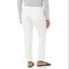 Amazon Essentials Women's Bi-Stretch Full Length Straight Leg Pant, Ivory, 2 view 2