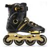 Inline Skates Adult Roller Skates Sports Roller Blades for Outdoor & Indoor, Professional Inline Skates for Women Men Teens Unisex (Women9/Men7.5,Gold) view 2
