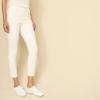 Amazon Essentials Women's Slim-Fit Bi-Stretch Side Zip Ankle Pant, Ivory, 8 view 3