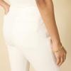 Amazon Essentials Women's Slim-Fit Bi-Stretch Side Zip Ankle Pant, Ivory, 8 view 4