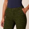 Amazon Essentials Women's Bi-Stretch Full Length Straight Leg Pant, Black Olive Animal Print, 2 view 4