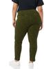 Amazon Essentials Women's Slim-Fit Bi-Stretch Side Zip Ankle Pant, Black Olive Animal Print, 18 view 2