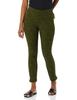 Amazon Essentials Women's Slim-Fit Bi-Stretch Side Zip Ankle Pant, Black Olive Animal Print, 18 view 4