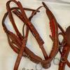 Equitem Tan Brown Leather Cob Driving Show Training Cart Harness view 3