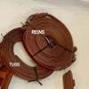 Equitem Tan Brown Leather Cob Driving Show Training Cart Harness view 4