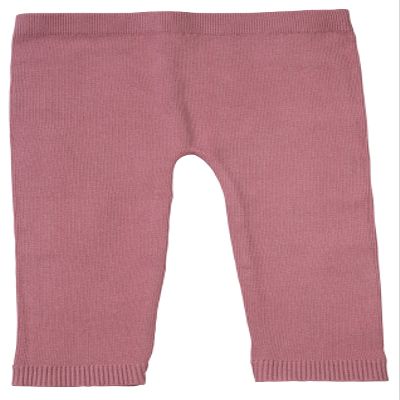 Silky Toes Baby Leggings, Toddler Seamless Panty Soft Cotton Knit Pants for Girls and Boys (0-6 Months, Mauve)