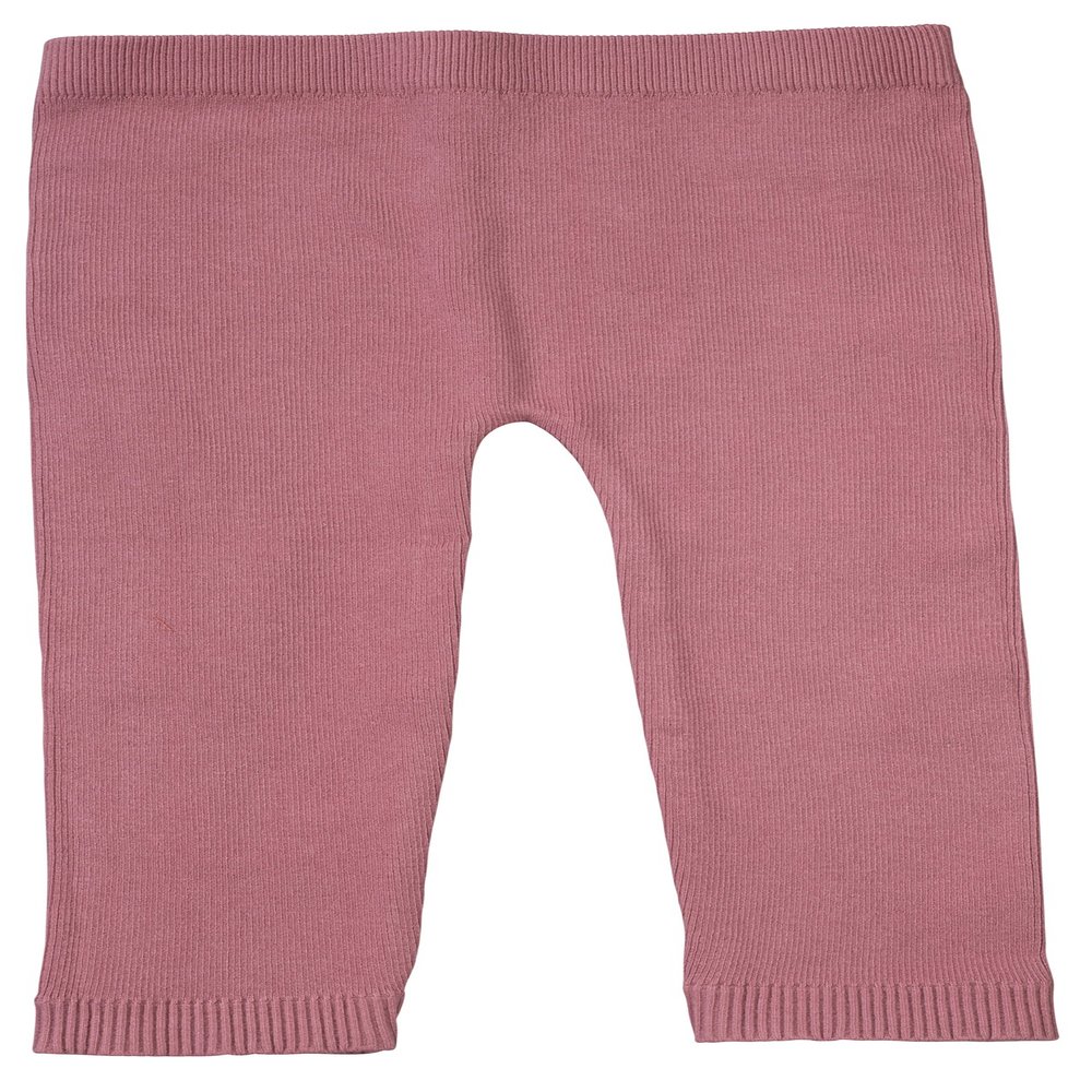 Silky Toes Baby Leggings, Toddler Seamless Panty Soft Cotton Knit Pants for Girls and Boys (0-6 Months, Mauve)