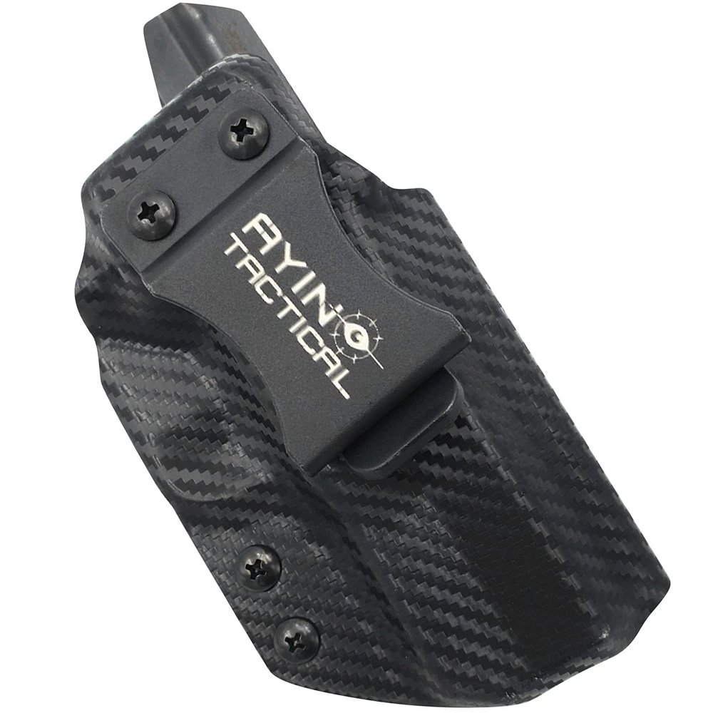 2 in 1 Holster for Ruger Security 9 Holster Concealed Carry IWB OWB Right-Handed Holster, Made in USA, Optics Cut, Positive Adjustable Retention