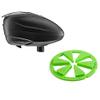Dye LT-R Electronic Paintball Loader - Black with Exalt Feedgate (Black with Exalt Feedgate Lime Green) view 1