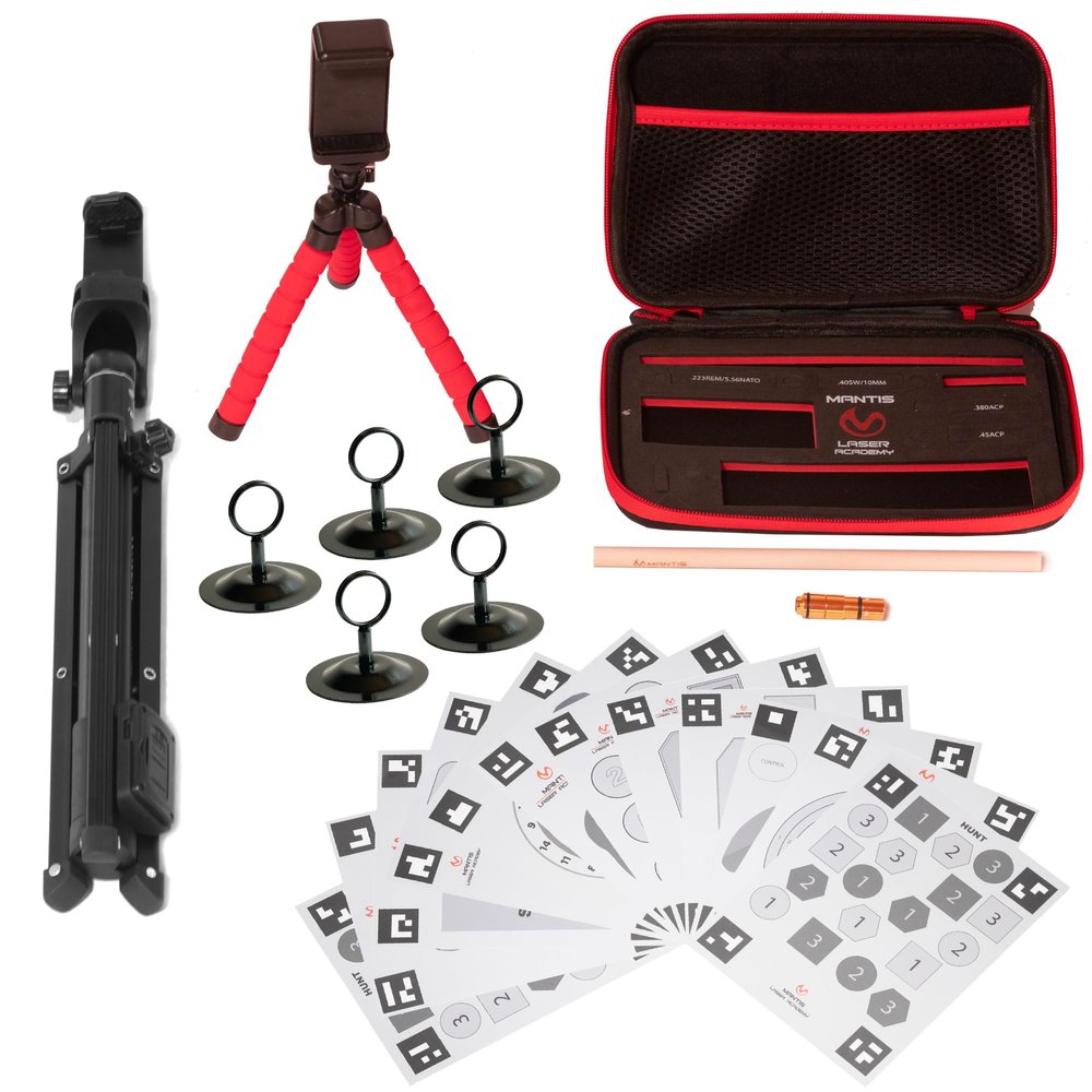 Mantis Laser Academy Training Kit for 45 ACP | Dry Fire Laser Training System for Target Practice | Free App, No Subscription | Includes Laser Training Cartridge | Guided Drills & Real-Time Feedback