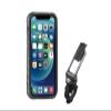 Topeak RideCase for iPhone 12 Mini  Shockproof Dual-Density Polymer & Rubber Exoskeleton with Adjustable Viewing, Integrated Flip Stand, Handlebar/Stem Mounts, Lightning Charge Compatible view 1
