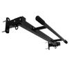 SMSOM Wall Mounted Chin Up Bar, Professional Indoor Gymnastics Bar Home Fitness Equipment, Multi Grip Pull Up Bar, Ideal for Indoor and Outdoor Use, Maximum Weight 440 Lbs (Black) view 1