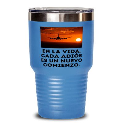 En la vida, cada adios es un nuevo comienzo - Regalo para mujer - Regalo para esposa - regalo para mi novia - obsequio para mi hermana - Presente para mi prima