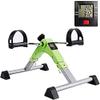 SMSOM Folding Pedal Exerciser, Pedal Exerciser Stationary Under Desk Mini Exercise Bike- Hand, Arm & Leg Exercise Machine, Rehab Equipment for Seniors, Green view 4