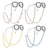 Fashion Colorful Rice Bead Mask Glasses Dual-use Lanyard Gold Anti-Lost Earphone Mask Chain Glasses Chain view 1