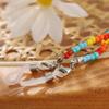Fashion Colorful Rice Bead Mask Glasses Dual-use Lanyard Gold Anti-Lost Earphone Mask Chain Glasses Chain view 4