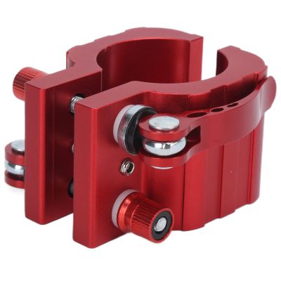 VBESTLIFE Electric Scooter Folding Clamp, Aluminum Alloy Vertical Rod Rugged Lock for 8X 10X 11X Scooter Series(red)