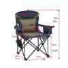 Camping Chair Extra Large Folding Chair, Capacity 440 Pounds, with Cup Holder Storage Bag, Camping Beach Chair (Color : A) view 2