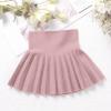 easyforever Girls High Waisted Knitted Flared Pleated Skirt Skater School Uniform Skirt Scooter Skort Dance Mini Skirt Pink 15-16 Years view 4