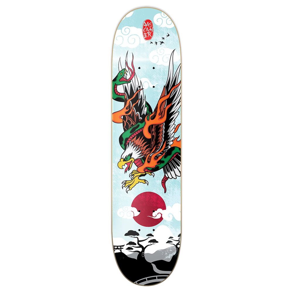 Yocaher Professional Graphic Skateboard Deck, Size 7.5", 7.75", 8.0, 8.25 and 8.5 Decks - Eagle Viper (8.5" Eagle Viper)